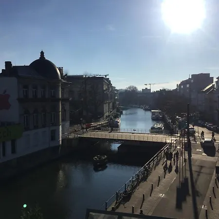 Grand Waterfront With Private Terrace On The Leie Canal * Gent