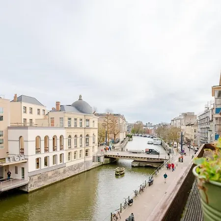 Grand Waterfront With Private Terrace On The Leie Canal * Gent